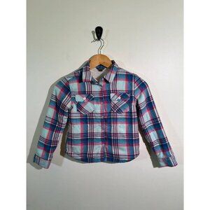✨ 5 For $15 ✨ Girls Flannel Fleece Lined Eddie Bauer Button Down Shirt